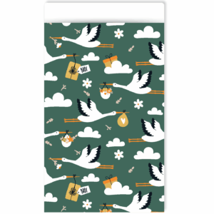 Inpakzakje | Mr. Stork groen
