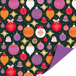 Dubbelzijdig inpakpapier | Christmas ornaments