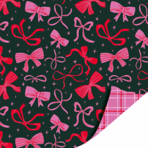Dubbelzijdig inpakpapier | Christmas bows