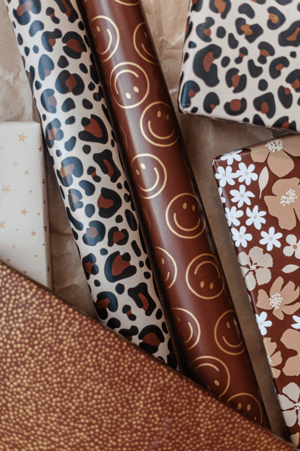 Inpakzakje | Leopard beige - Afbeelding 2