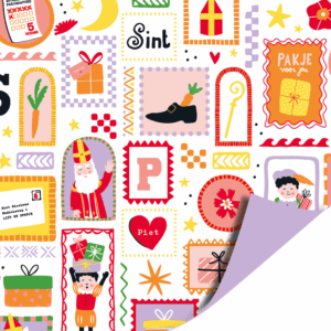 Dubbelzijdig inpakpapier | Sinterklaas feest