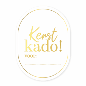 Sticker | Kerst kado!