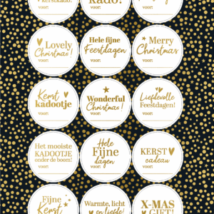 Stickervel kerst