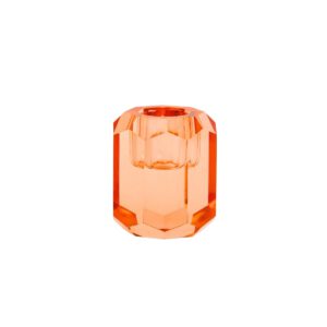 Kandelaar Crystal Orange