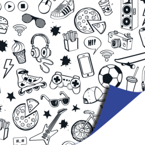 Dubbelzijdig inpakpapier | Game on