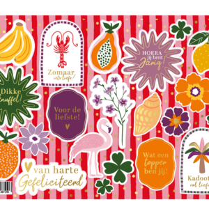 Stickervel Bohemian summer