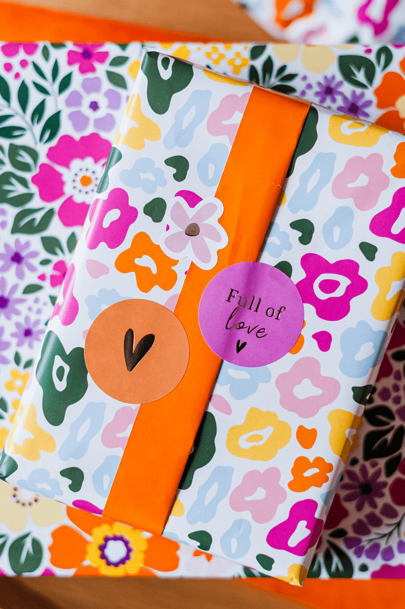 Dubbelzijdig inpakpapier | Leopard Garden - Afbeelding 3
