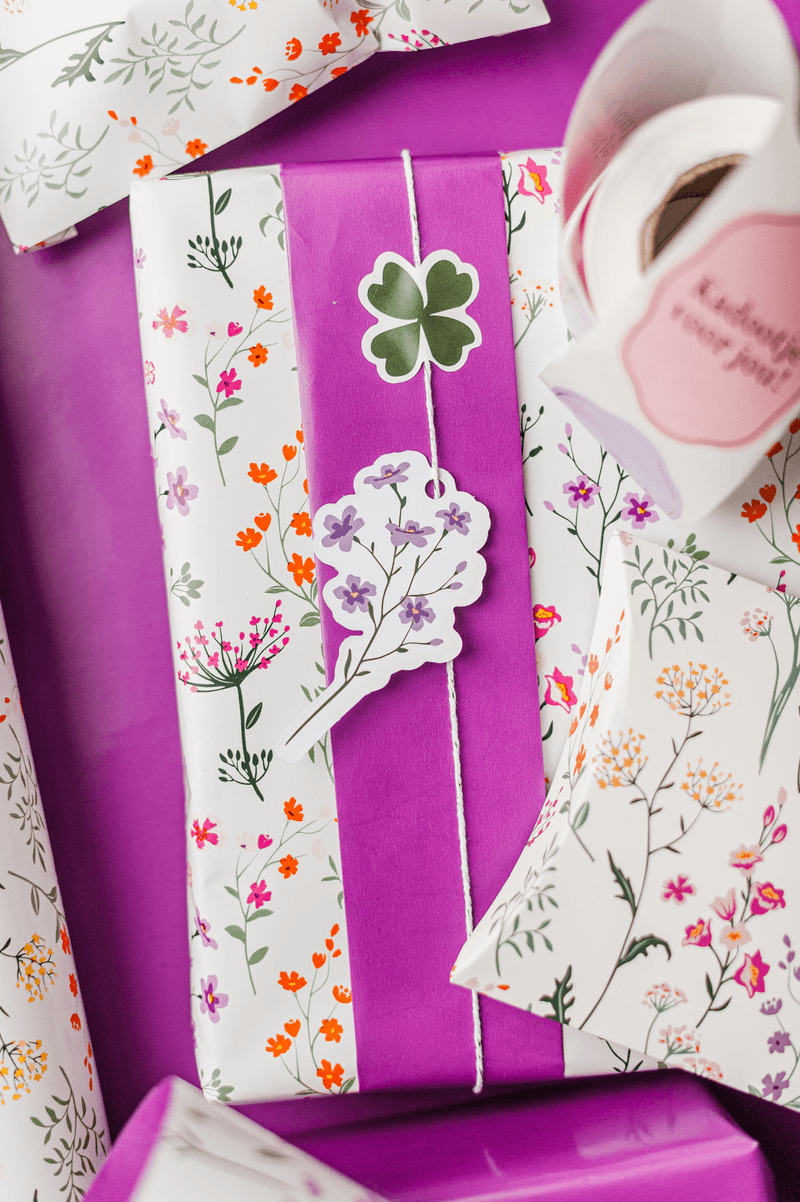 Dubbelzijdig inpakpapier | Wildflowers - Afbeelding 3