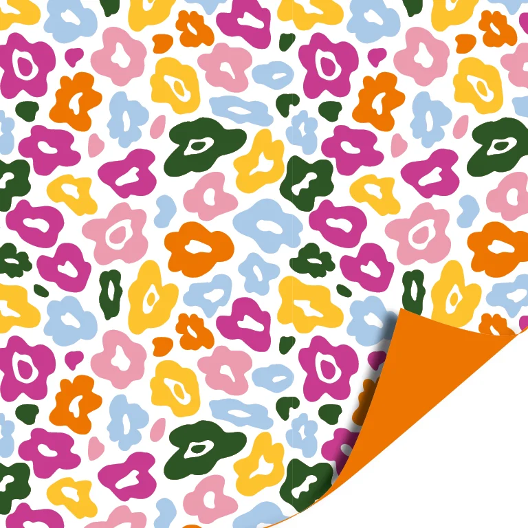 Dubbelzijdig inpakpapier | Leopard Garden