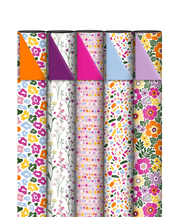 Dubbelzijdig inpakpapier | Blooming bubbles - Afbeelding 3